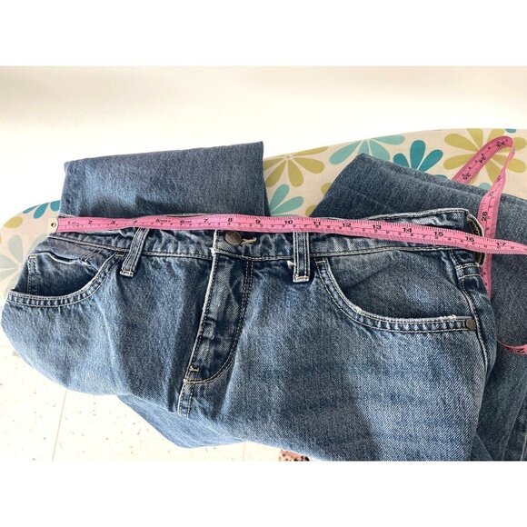 Anthropologie Pilcro And The Letter Press Jeans Size 28 Distressed Straight Leg - Picture 8 of 12